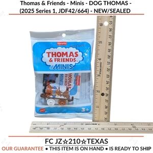 Thomas & Friends - Minis - DOG THOMAS - (2025 Series 1, JDF42/664) - NEW/SEALED
